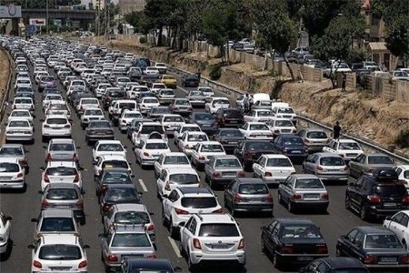 قابل توجه مسافران؛ ترافیک سنگین در این جاده‌ها