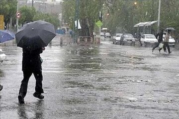 پیش‌بینی وضعیت هوا؛ رگبار باران و رعد و برق در ۵ استان