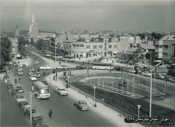 عکس ۷۸ سال قبل از ساختمان دادگستری تهران