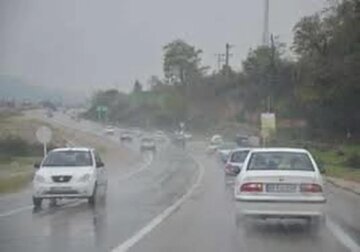 بارش باران در ۵ استان کشور