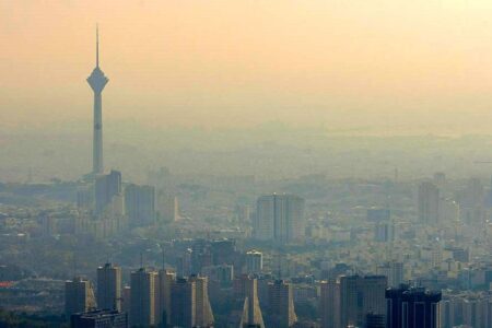 وضعیت قرمز هوای تهران برای پنجمین روز/ ۳ منطقه بنفش شد