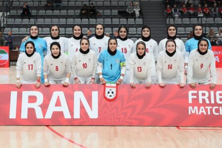 برد پرگل دختران فوتسالیست ایران مقابل نیوزلند