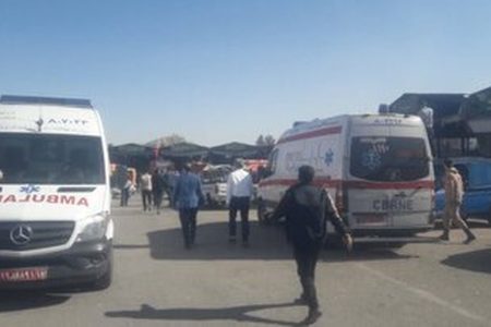 اولین تصاویر از سقوط یک فروند بالگرد در دُرچه اصفهان